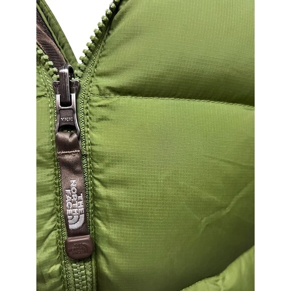 The North Face Womens Green Zip Up 700 Fill Goose Down Puffer Vest Jacket S/P - Picture 9 of 16